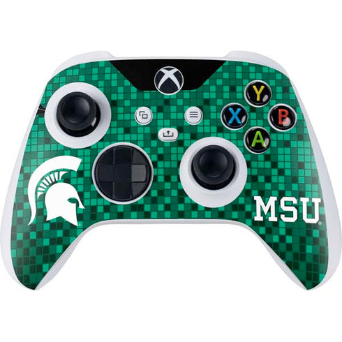 Michigan State University Spartans Digital Pixels Xbox Series S Skins